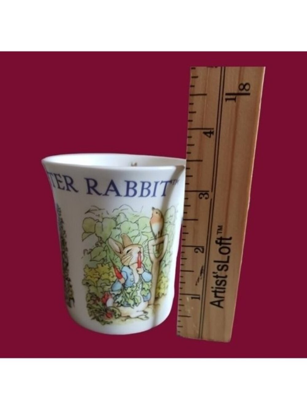 Queens china the world of beatrix pinggy rabbit & mrs.tiggy winkle mugs set of 2 - Picture 10 of 11